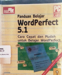Image of Panduan Belajar Word Perfect 5.1