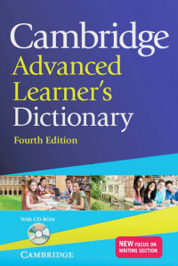 Image of Cambridge Advanced learner's Dictionary fourth edition