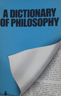 Image of A Dictionary Of Philosophy