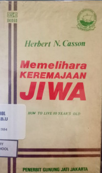 Image of Memelihara Keremajaan JIWA