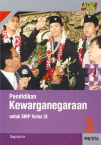 Image of Pendidikan Kewarganegaraan 3 untuk SMP Kelas IX
