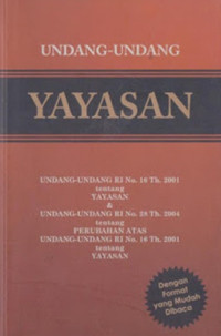 Image of Undang - Undang Yayasan