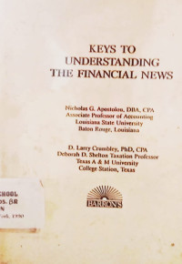 Image of Keys To Understanding The Financial News