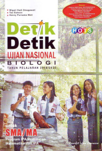Image of Detik-Detik Ujian Nasional Biologi untuk SMA/MA Program IPA/Peminatan Matematika dan IPA