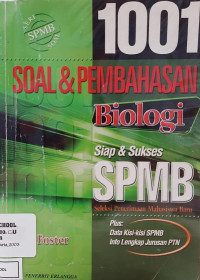 Image of 1001 Soal dan Pembahasan Biologi SPMB