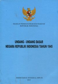 Image of Undang - Undang Dasar RI Tahun 1945