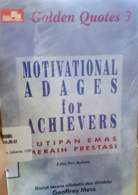 Image of Motivational Adages for Achieves Golden Quotes 3