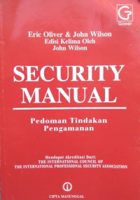Image of Security Manual Pedoman Tindakan Pengamanan