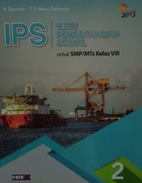Image of IPS Ilmu Pengetahuan Sosial 2 untuk SMP/MTs Kelas VIII