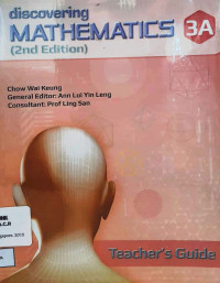 Image of Discovering MATHEMATICS 3A 2nd Edition Teacher's Guide