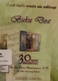 Image of Buku Doa 30 Tahun Pelayanan