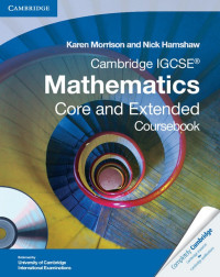 Image of Cambridge IGCSE Mathematics Core and Extended Coursebook