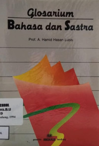 Image of Glosarium Bahasa dan Sastra
