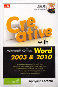 Image of Creative with Microsoft Office Word 2003 & 2010