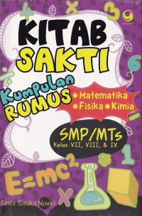 Image of Kitab Sakti Kumpulan Rumus SMP/MTS