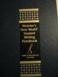 Image of Webster's New World Student Writing