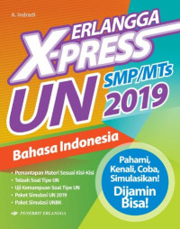Image of Erlangga X-PRESS UN SMP/MTs 2019 Bahasa Indonesia
