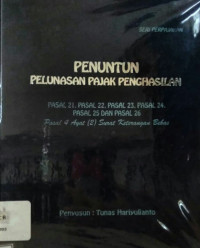 Image of Penuntun Pelunasan Pajak Penghasilan