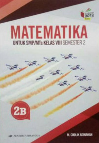 Image of MATEMATIKA 2B untuk SMP/MTs Kelas VIII Semester 2