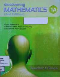 Image of Discovering MATHEMATICS 1A (2nd Edition) Teacher's Guide