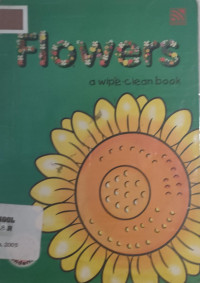 Image of FLOWERS a wipe-clean book