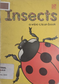Image of INSECTS a wipe-clean book