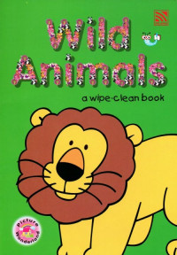 Image of WILD ANIMALS a wipe-clean book