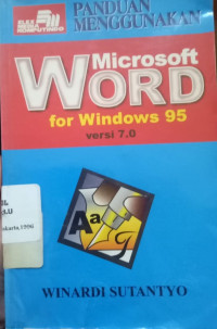Image of Panduan Menggunakan Microsoft Word for Windows 95 versi 7.0